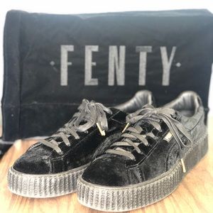 Original Puma Fenty Black Velvet Creeper